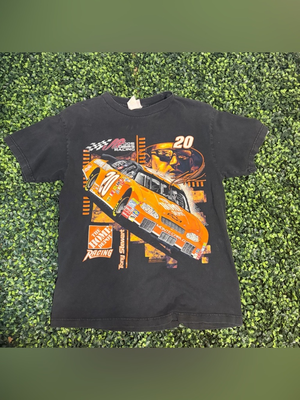 Men’s S Tony Stewart T-Shirt with Home Depot NASCAR Race Car Graphic